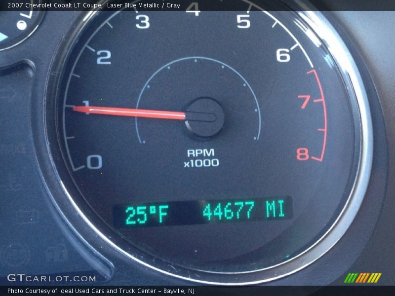 Laser Blue Metallic / Gray 2007 Chevrolet Cobalt LT Coupe