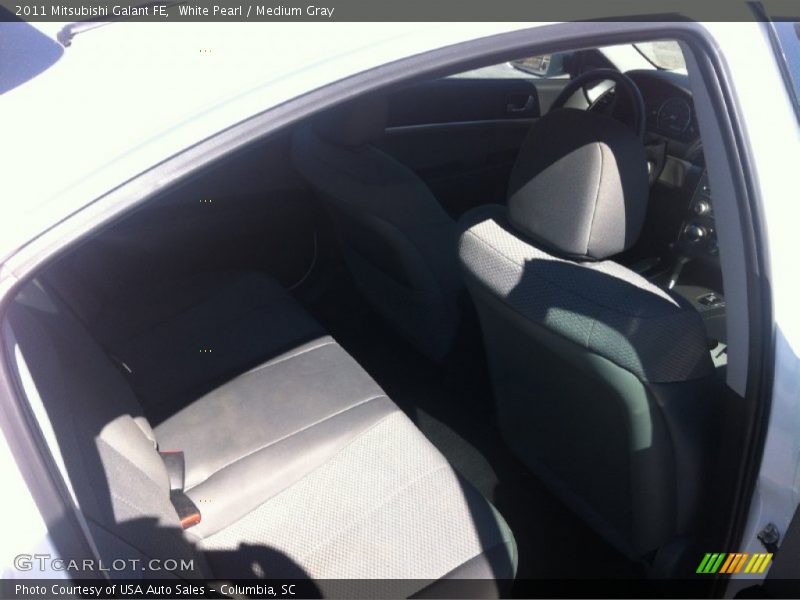 White Pearl / Medium Gray 2011 Mitsubishi Galant FE