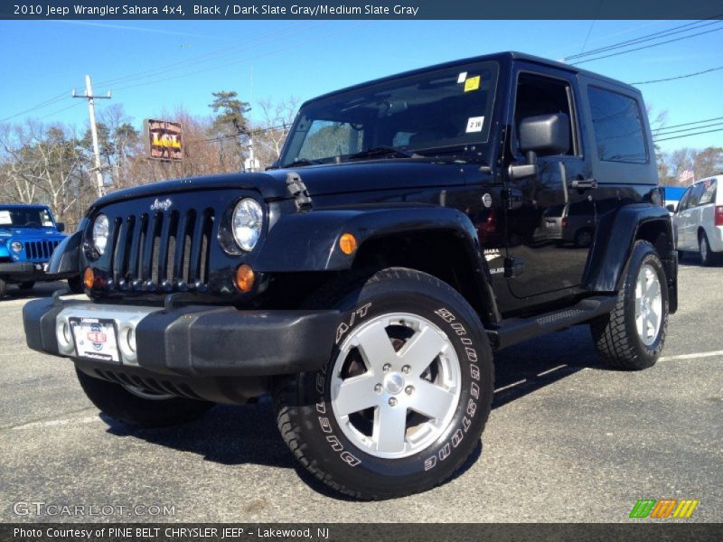 Black / Dark Slate Gray/Medium Slate Gray 2010 Jeep Wrangler Sahara 4x4