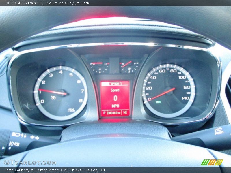 Iridium Metallic / Jet Black 2014 GMC Terrain SLE