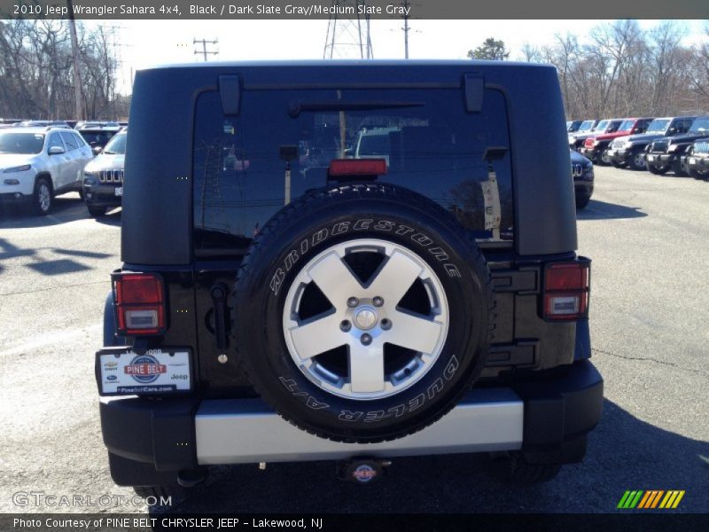 Black / Dark Slate Gray/Medium Slate Gray 2010 Jeep Wrangler Sahara 4x4