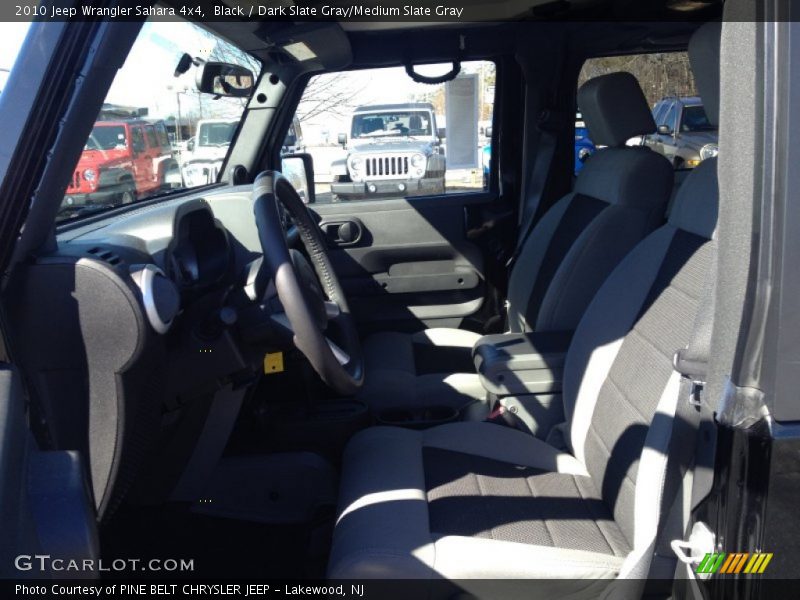 Black / Dark Slate Gray/Medium Slate Gray 2010 Jeep Wrangler Sahara 4x4