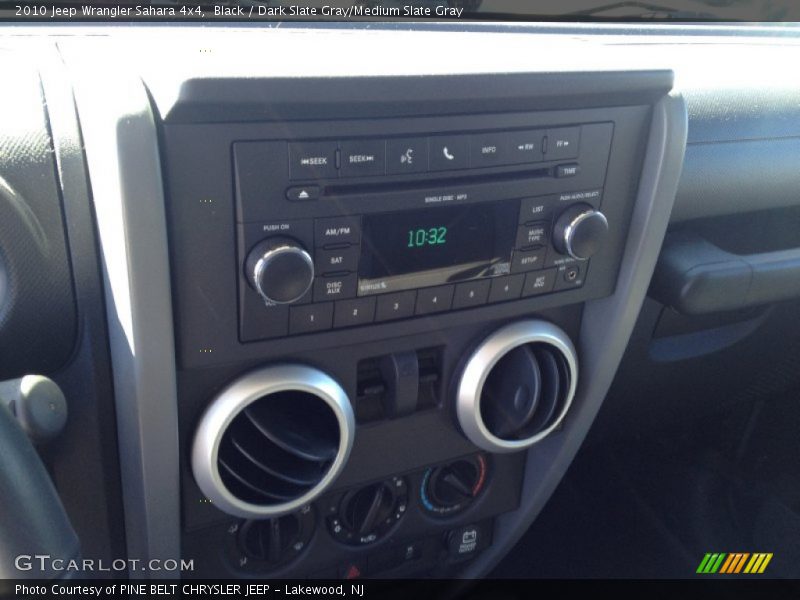 Black / Dark Slate Gray/Medium Slate Gray 2010 Jeep Wrangler Sahara 4x4