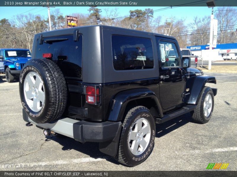 Black / Dark Slate Gray/Medium Slate Gray 2010 Jeep Wrangler Sahara 4x4