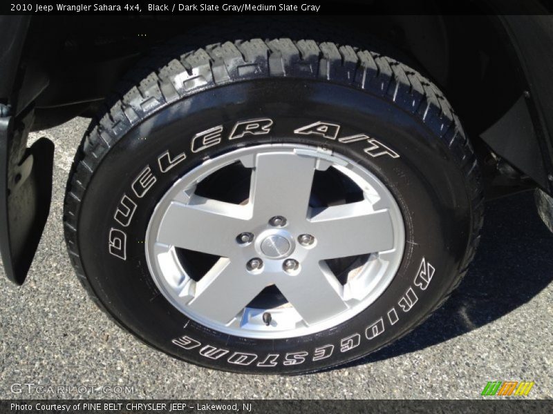 Black / Dark Slate Gray/Medium Slate Gray 2010 Jeep Wrangler Sahara 4x4