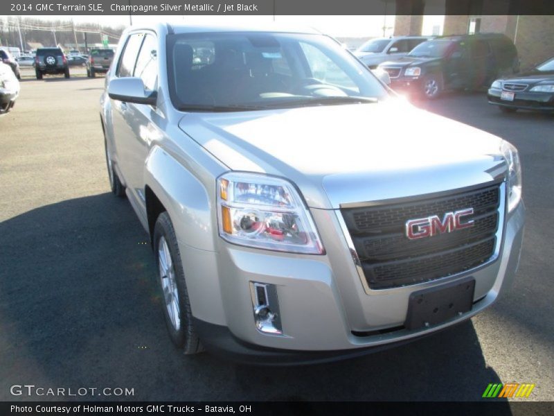 Champagne Silver Metallic / Jet Black 2014 GMC Terrain SLE