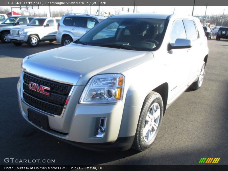 Champagne Silver Metallic / Jet Black 2014 GMC Terrain SLE