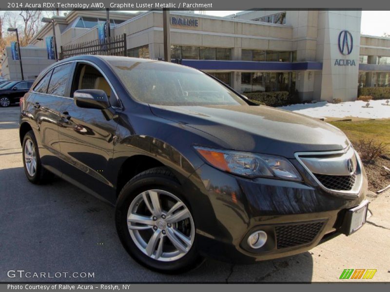 Graphite Luster Metallic / Parchment 2014 Acura RDX Technology AWD