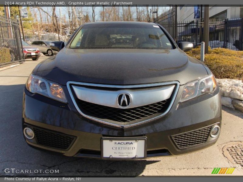 Graphite Luster Metallic / Parchment 2014 Acura RDX Technology AWD