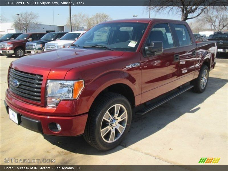 Sunset / Black 2014 Ford F150 STX SuperCrew