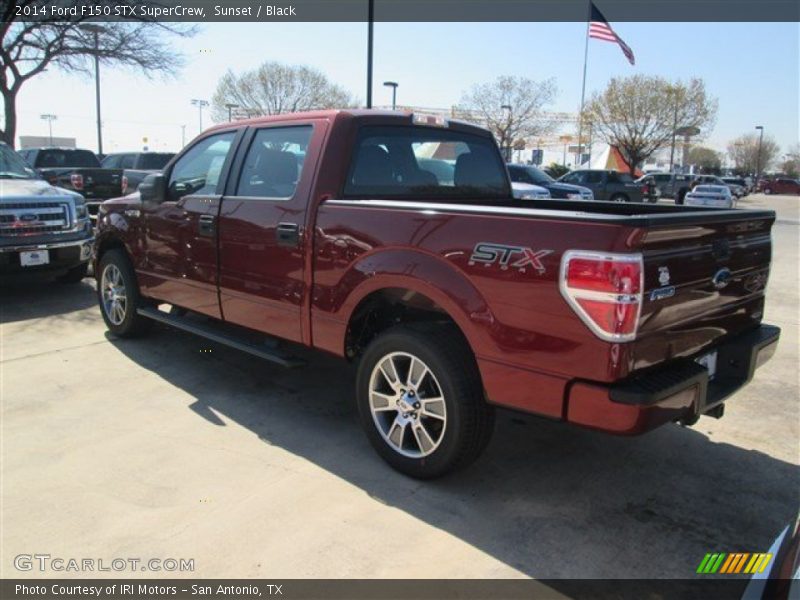 Sunset / Black 2014 Ford F150 STX SuperCrew