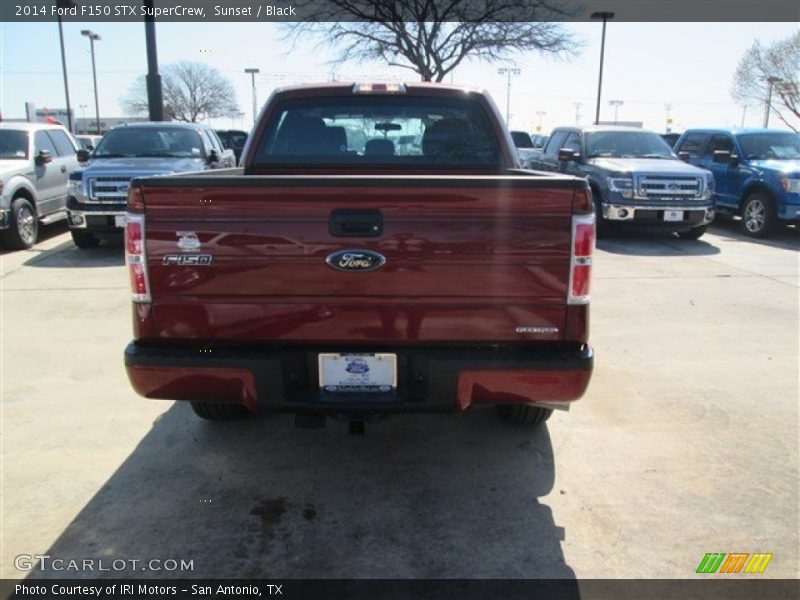 Sunset / Black 2014 Ford F150 STX SuperCrew