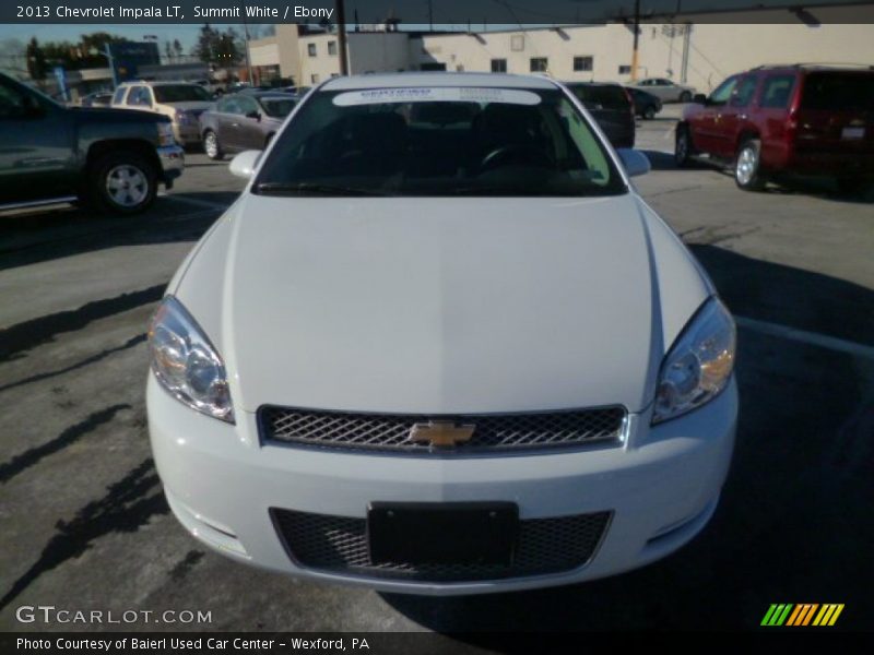Summit White / Ebony 2013 Chevrolet Impala LT