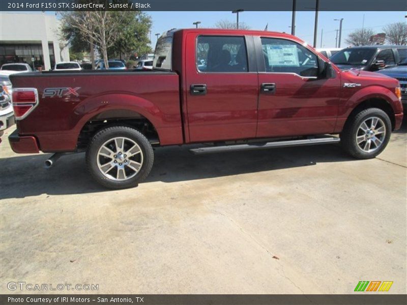 Sunset / Black 2014 Ford F150 STX SuperCrew
