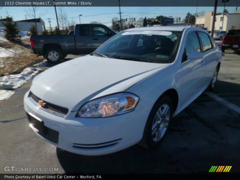 Summit White / Ebony 2013 Chevrolet Impala LT