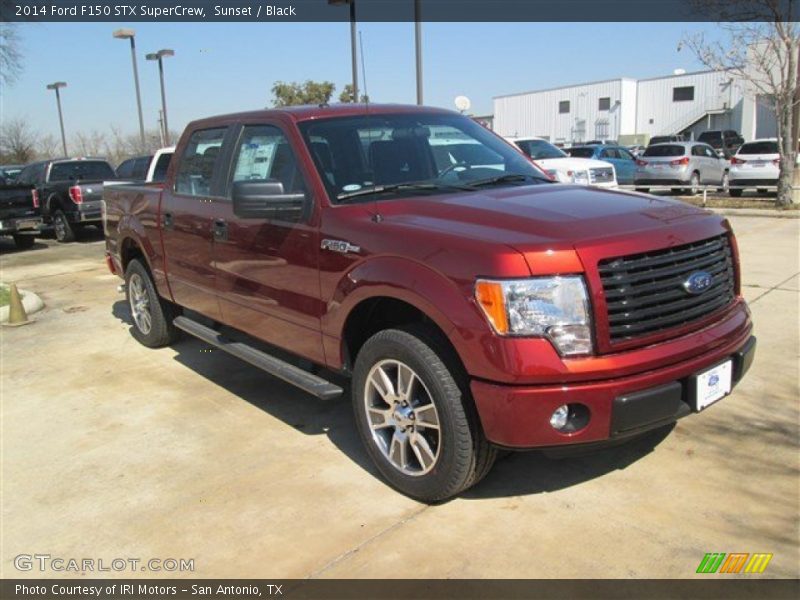 Sunset / Black 2014 Ford F150 STX SuperCrew