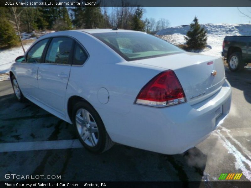 Summit White / Ebony 2013 Chevrolet Impala LT