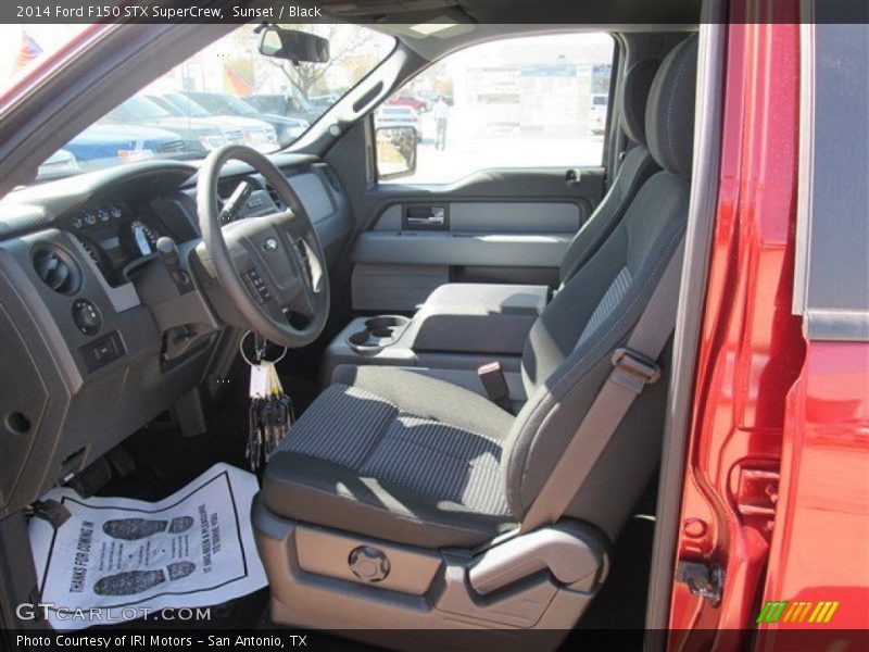 Sunset / Black 2014 Ford F150 STX SuperCrew