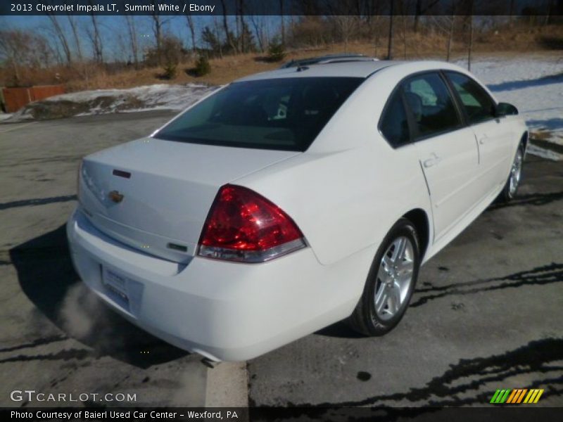 Summit White / Ebony 2013 Chevrolet Impala LT