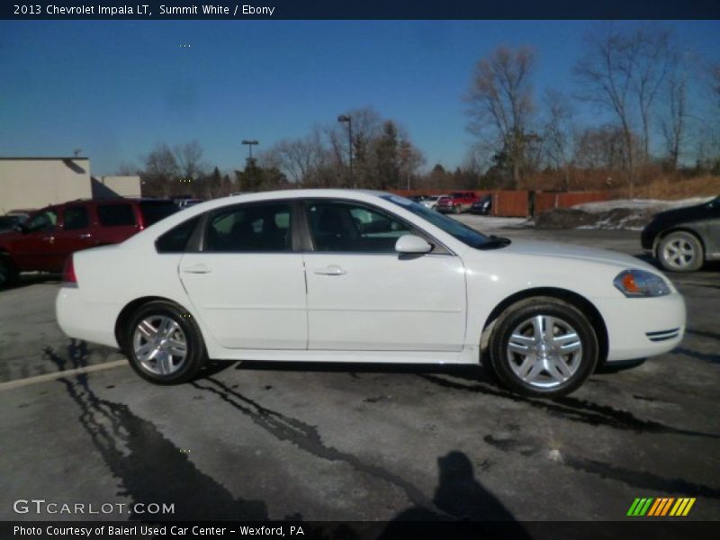 Summit White / Ebony 2013 Chevrolet Impala LT