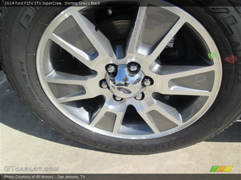 Sterling Grey / Black 2014 Ford F150 STX SuperCrew