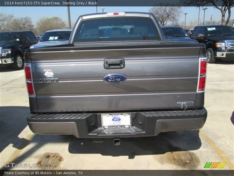 Sterling Grey / Black 2014 Ford F150 STX SuperCrew