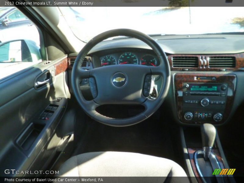 Summit White / Ebony 2013 Chevrolet Impala LT