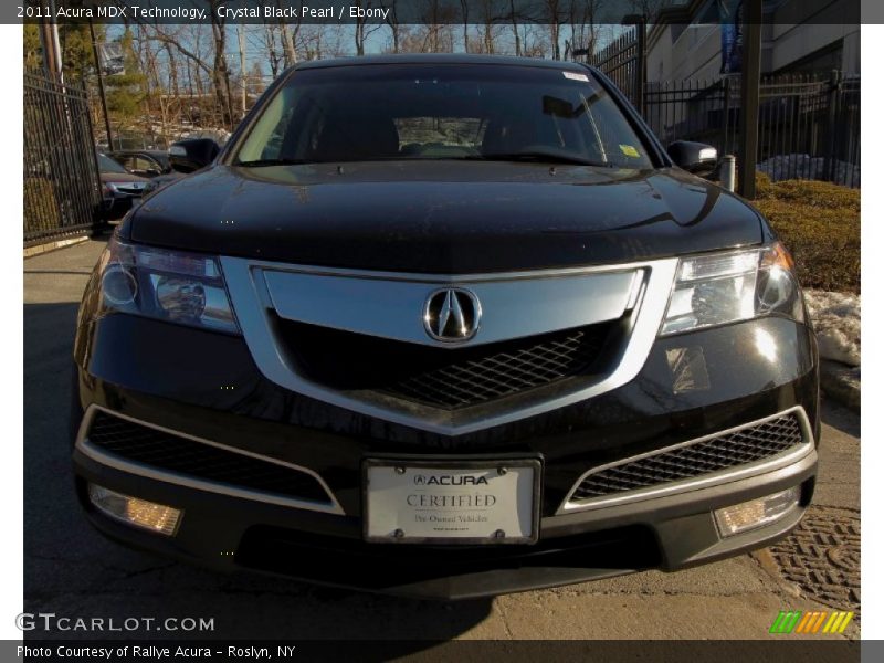 Crystal Black Pearl / Ebony 2011 Acura MDX Technology