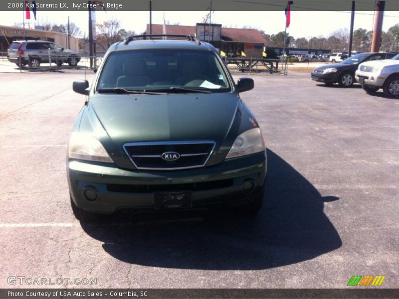 Ivy Green / Beige 2006 Kia Sorento LX