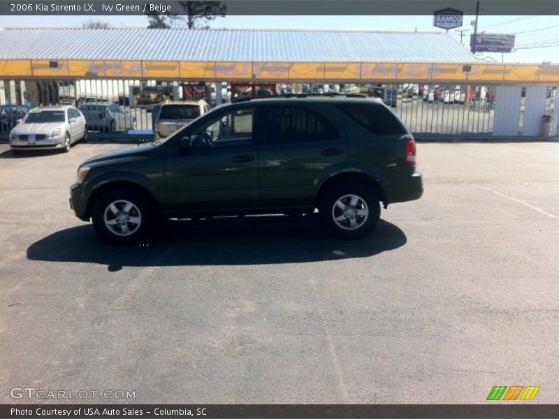 Ivy Green / Beige 2006 Kia Sorento LX