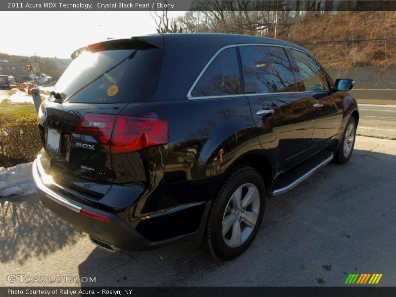 Crystal Black Pearl / Ebony 2011 Acura MDX Technology