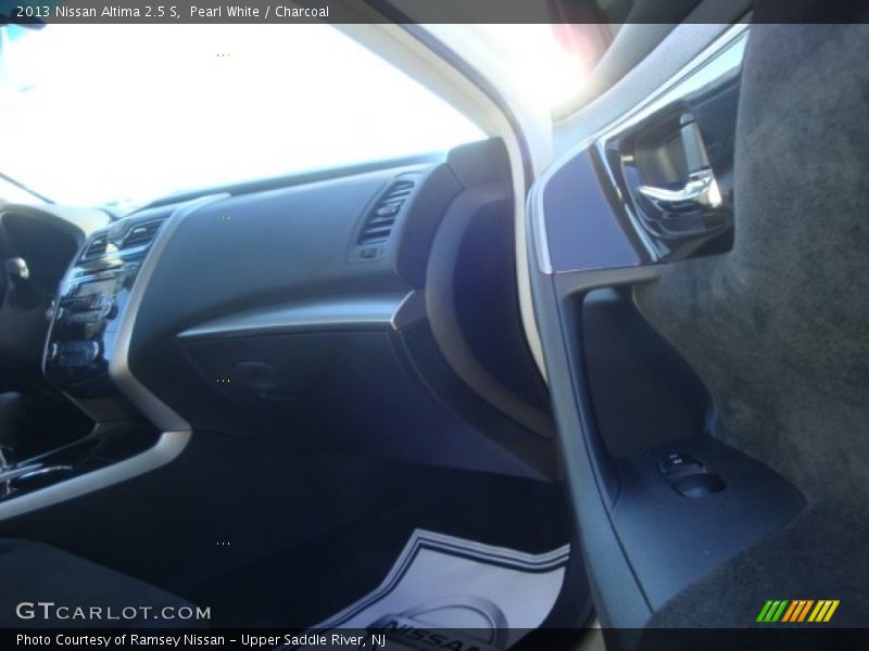 Pearl White / Charcoal 2013 Nissan Altima 2.5 S