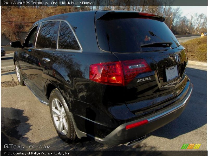 Crystal Black Pearl / Ebony 2011 Acura MDX Technology