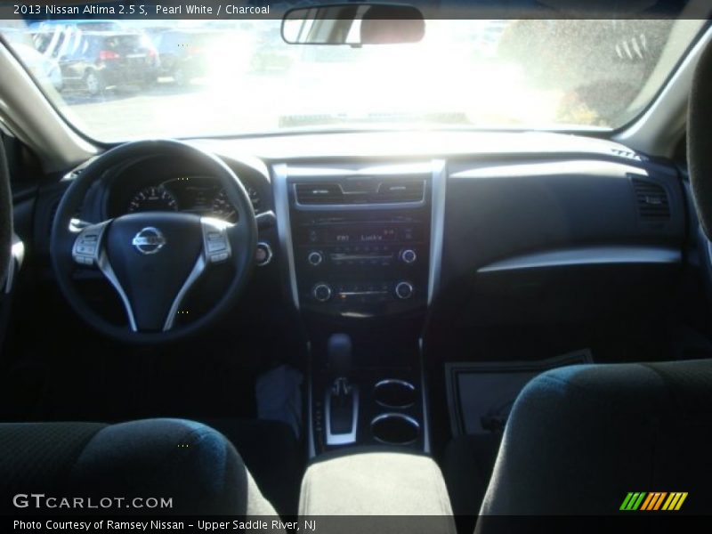 Pearl White / Charcoal 2013 Nissan Altima 2.5 S