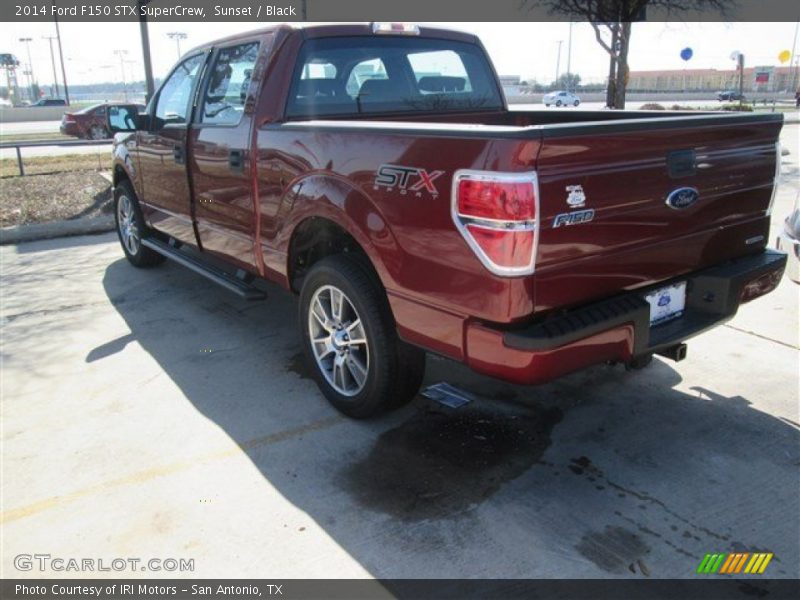 Sunset / Black 2014 Ford F150 STX SuperCrew