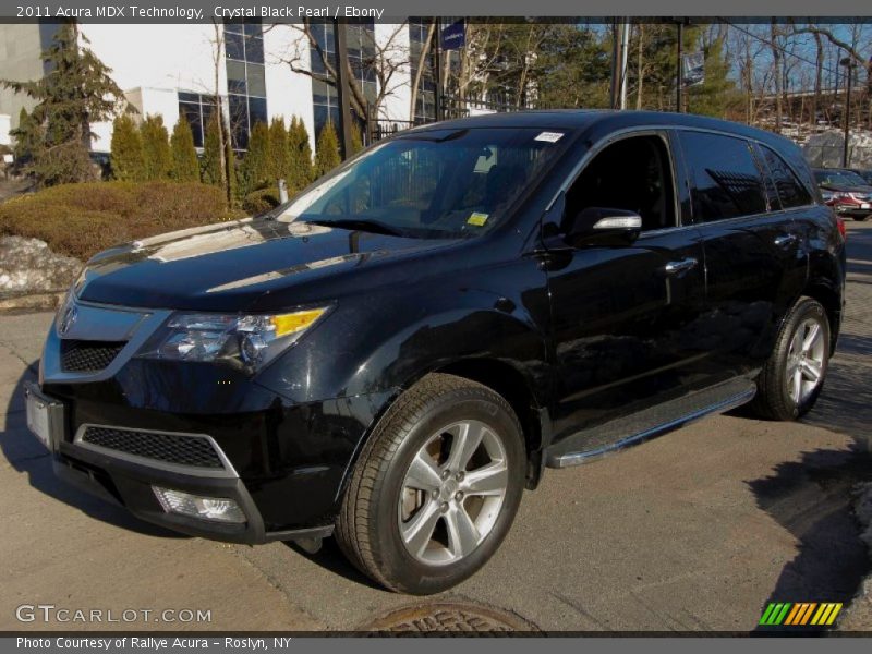 Crystal Black Pearl / Ebony 2011 Acura MDX Technology