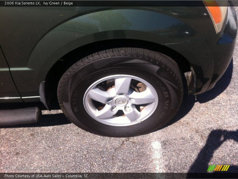 Ivy Green / Beige 2006 Kia Sorento LX