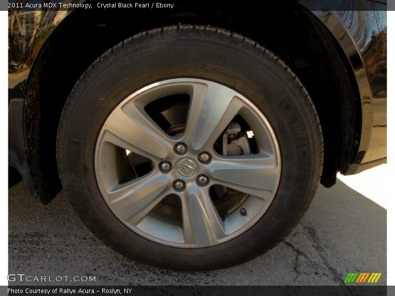 Crystal Black Pearl / Ebony 2011 Acura MDX Technology