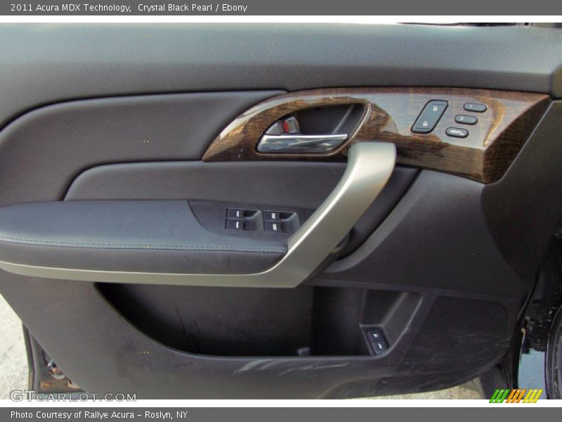 Crystal Black Pearl / Ebony 2011 Acura MDX Technology