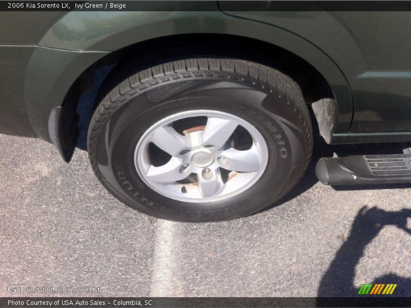 Ivy Green / Beige 2006 Kia Sorento LX
