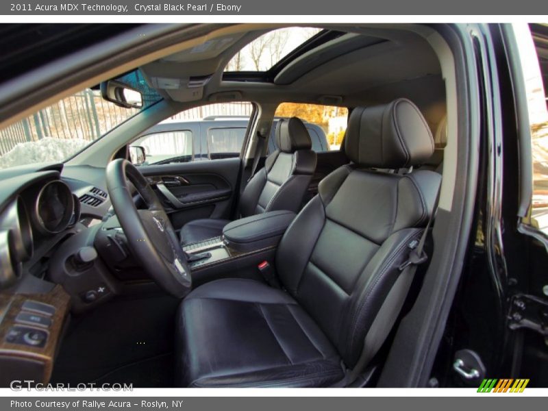 Crystal Black Pearl / Ebony 2011 Acura MDX Technology