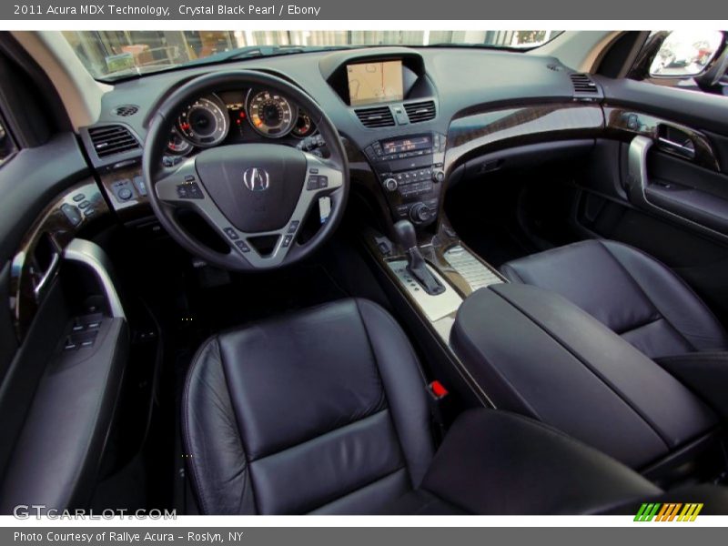 Crystal Black Pearl / Ebony 2011 Acura MDX Technology