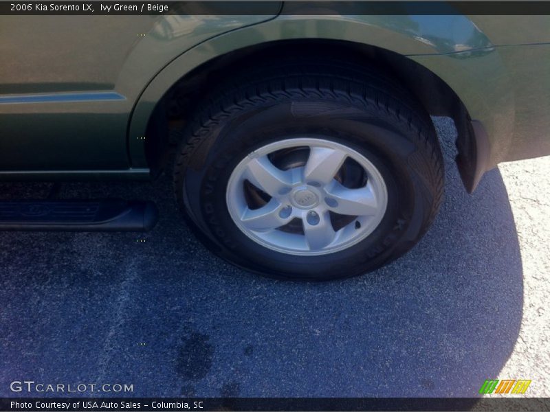Ivy Green / Beige 2006 Kia Sorento LX