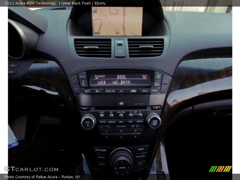 Crystal Black Pearl / Ebony 2011 Acura MDX Technology