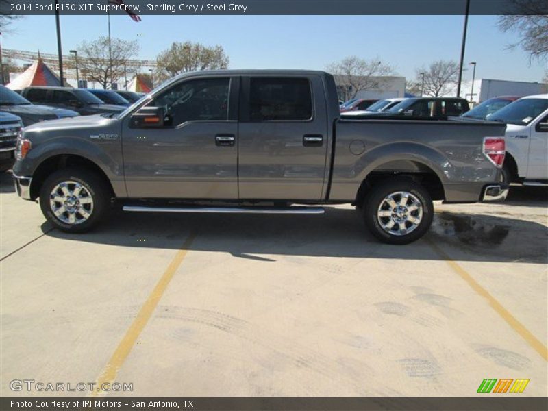Sterling Grey / Steel Grey 2014 Ford F150 XLT SuperCrew