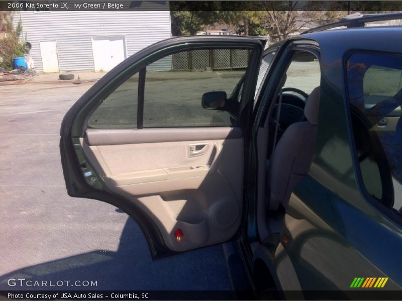 Ivy Green / Beige 2006 Kia Sorento LX