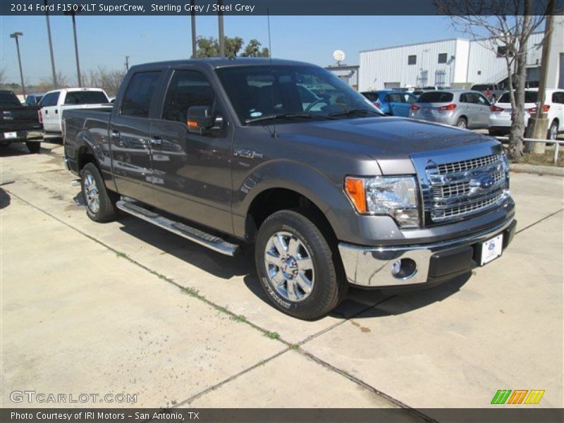 Sterling Grey / Steel Grey 2014 Ford F150 XLT SuperCrew