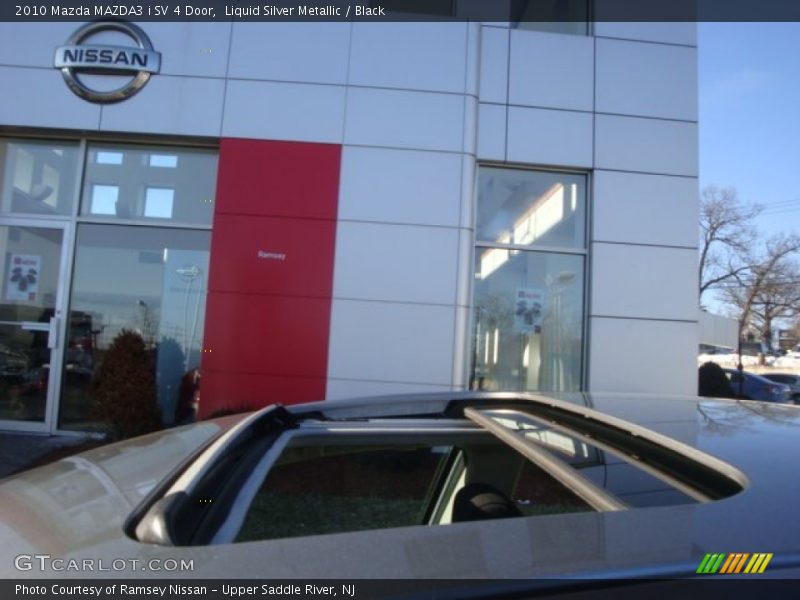 Liquid Silver Metallic / Black 2010 Mazda MAZDA3 i SV 4 Door