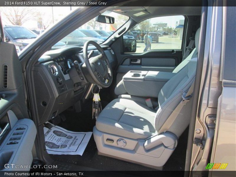 Sterling Grey / Steel Grey 2014 Ford F150 XLT SuperCrew