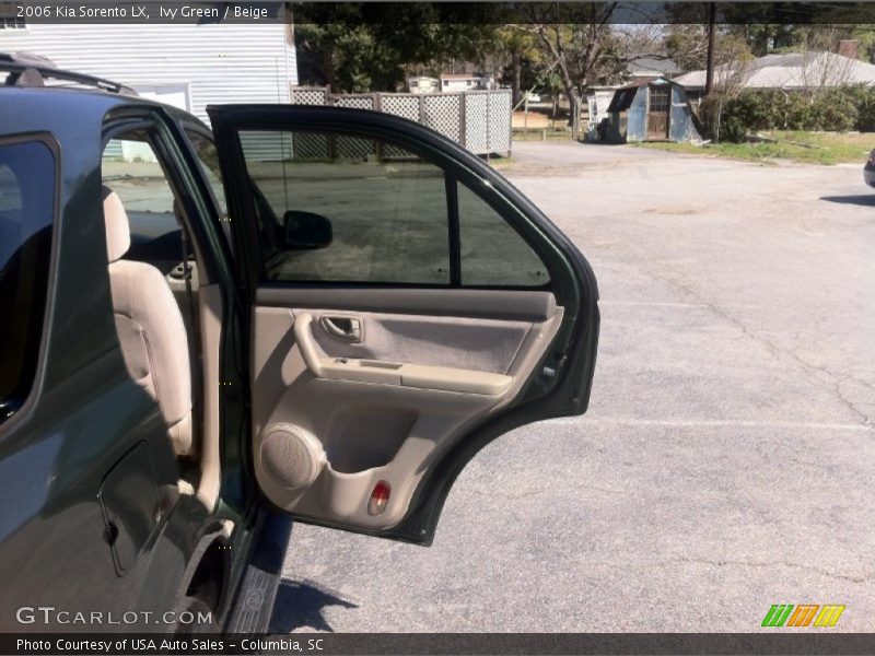 Ivy Green / Beige 2006 Kia Sorento LX
